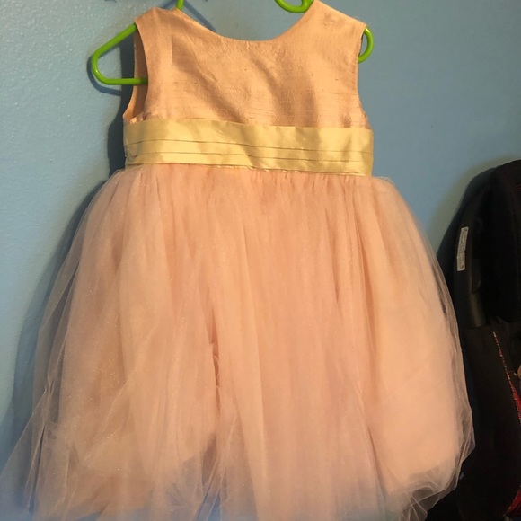 light orange flower girl dresses